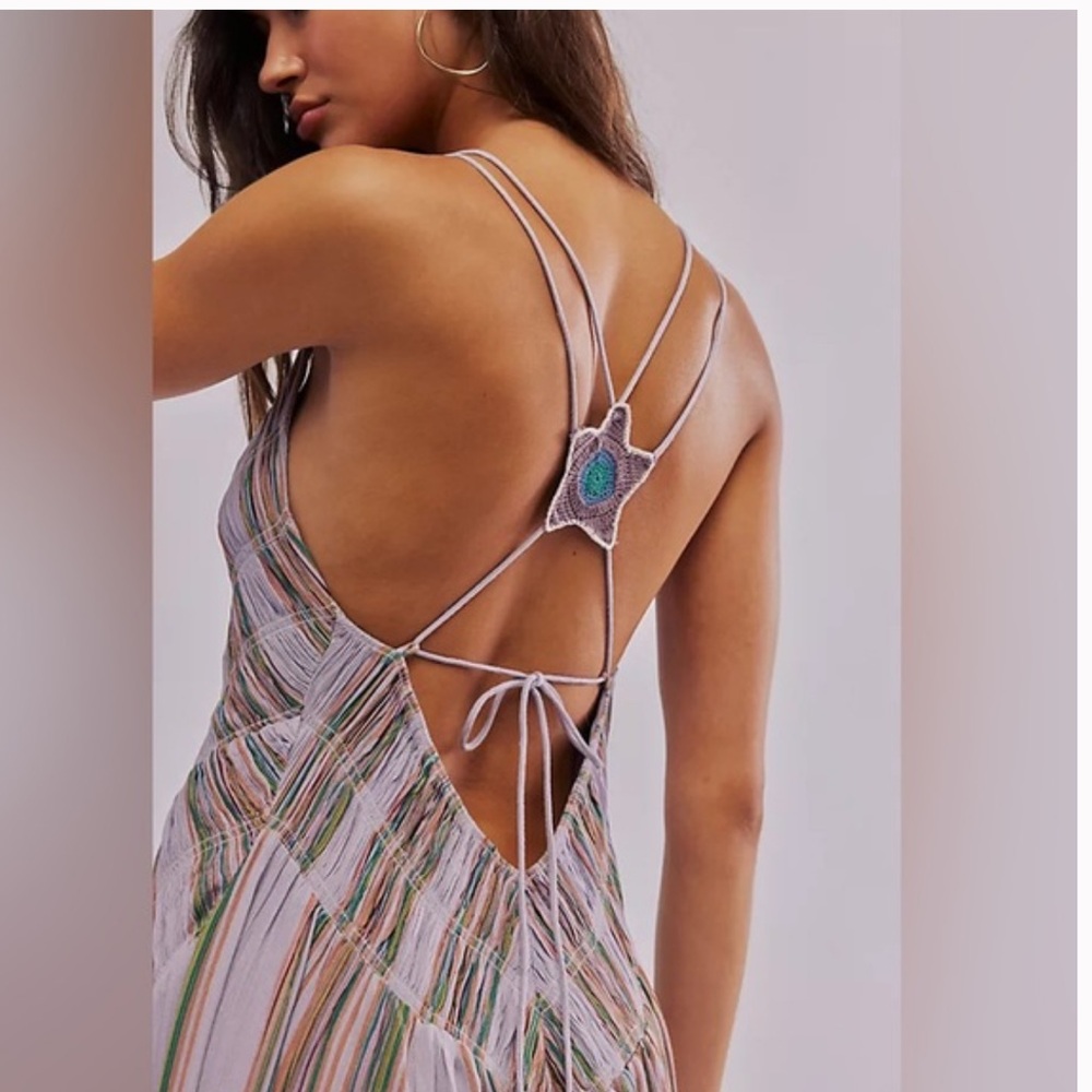 Free People ‼️RARE‼️Shooting Stars Maxi Dress NWT - Picture 4 of 12